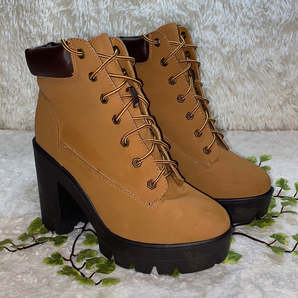 Bamboo platform boots